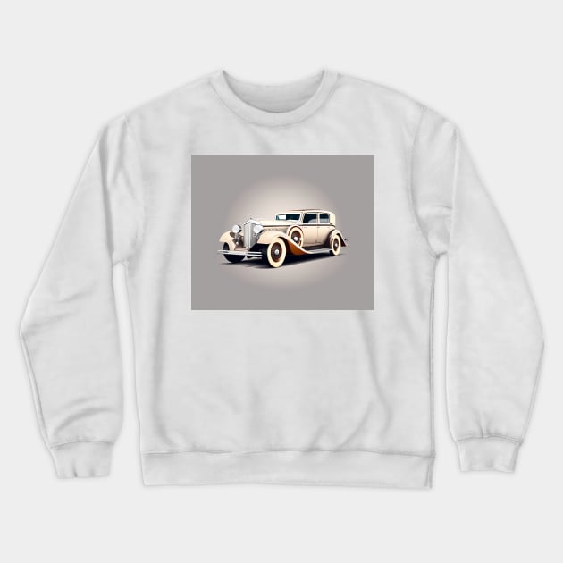 Art Deco Style Cars Crewneck Sweatshirt by TheArtfulAI